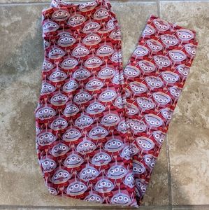 Disney toy story alien OS LuLaRoe leggings